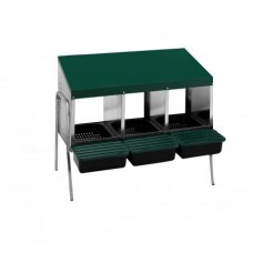 Cuibar pentru gaini cu 3 compartimente MG03