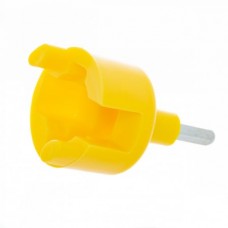 Dispozitiv pentru înfiletarea a mai multor izolatori în stâlpi.