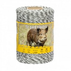 Fir gard electric 500 m, rezistență la rupere 130 kg, rezistență electrică 0,4 Ω/m.