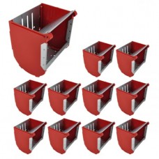 Hranitoare iepuri 12 cm (set 10 buc)