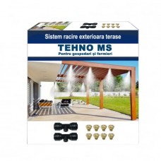 Sistem 8 duze intermediare + 2 conectori T pentru sistemul de racire terasa