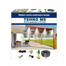 Sistem racire exterioara terase, 7m, 7 duze, 7 clipsuri